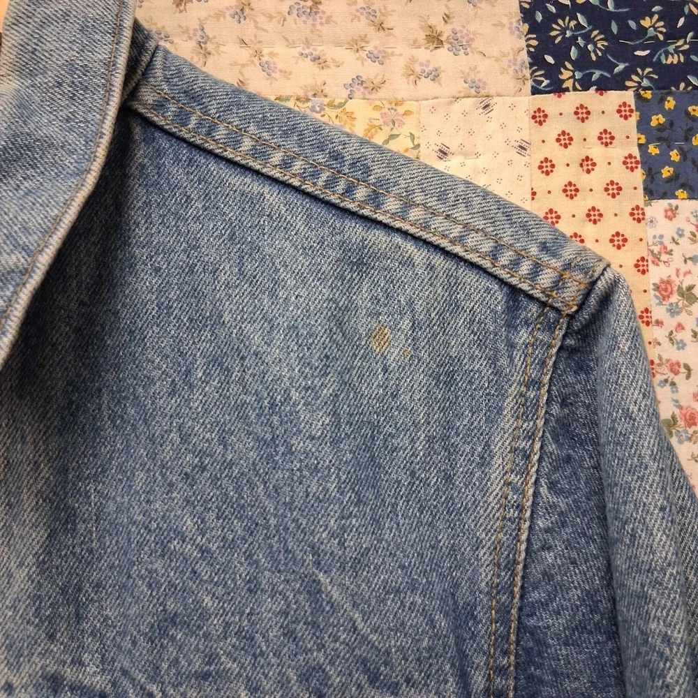 Vintage 80s Levis 71506 0214 Trucker Type 3 Denim Jacket Size 40 Made in USA